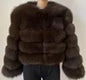 Elegant Short Length Artificial Fur Jacket for Women to Stay Cozy and Stylish During Cold Weather Days