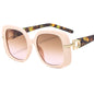 2024 New Arrival Fashion Full Rim Big Square Frame Shades Sunglasses Women Pc Uv400 Sunglasses Sun Glasses