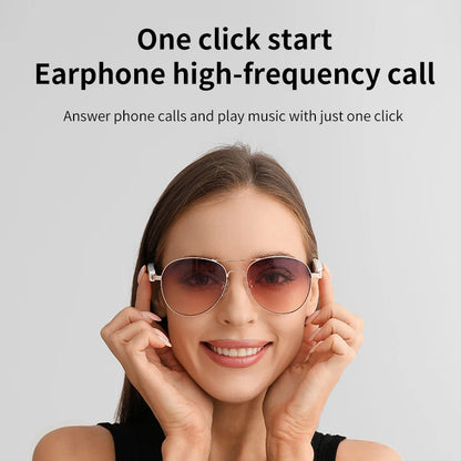 Christmas Gifts Fashion Outdoor Talk Smart   Glasses Anti Blue Music Audio  Glasses Sunglasses Bt Glasses