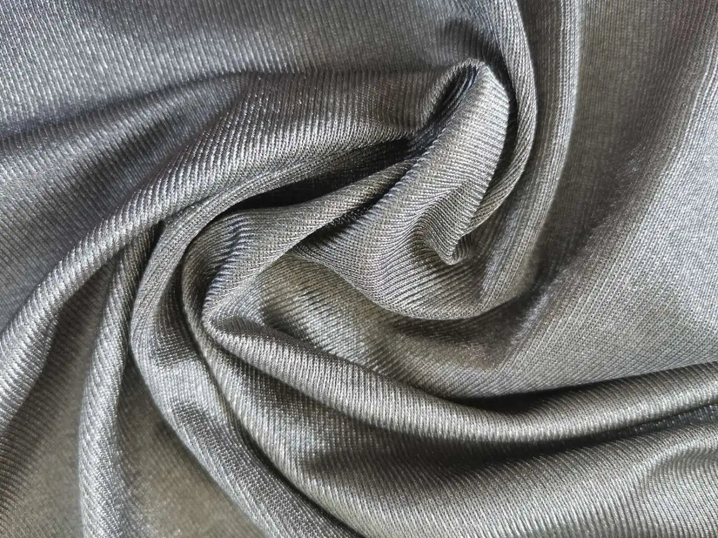 100% Silver Fiber Emf Knitted Fabric AntiBacterial Underwear Lining Anti Radiation Cloth EMF Protection Clothing for Healthy