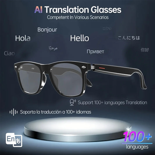 SENBONO  E13 AI Translate Smart Sunglasses Wireless Hands-Free Call Music  Smart Sport BT Sunglasses OutdoorAI Smart Glasses