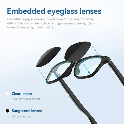 2024 New Cheap Fashion Anti Blue-ray G05 Smart Sunglasses BT5.3 AI Music Play Phone Call Touch Glasses AR Wireless Smart Glasses