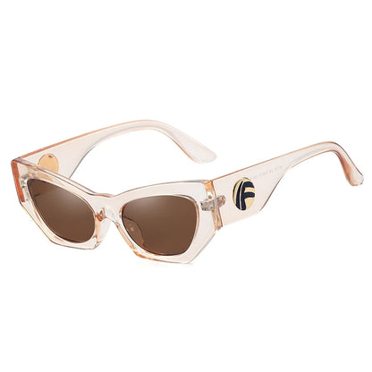 95306 New Shades Cateye Big Sun Glasses Women Sun Shades Eyewear 2022 Trendy Fashion Multicolor Oversize Sunglasses