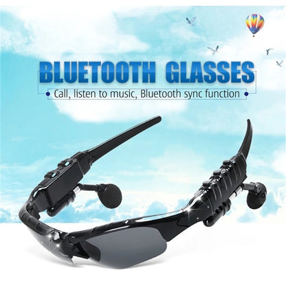 Sunglasses Earphone Wireless Headset with Mic Smart Glasses Earbuds Stereo Sport Sunglasses Headphone for Driving Cycling