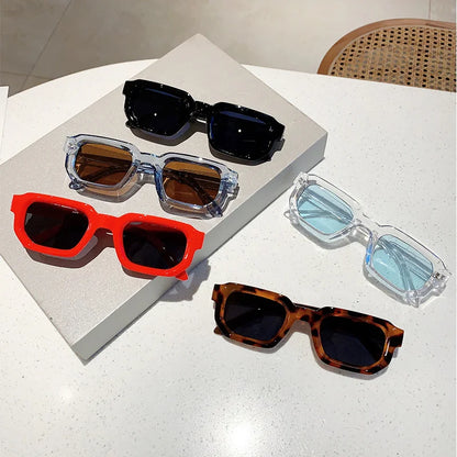 2026 Custom Logo Sun Glasses for Women Thick Frame Sunglasses Black Frames Glasses Square Shades for Men