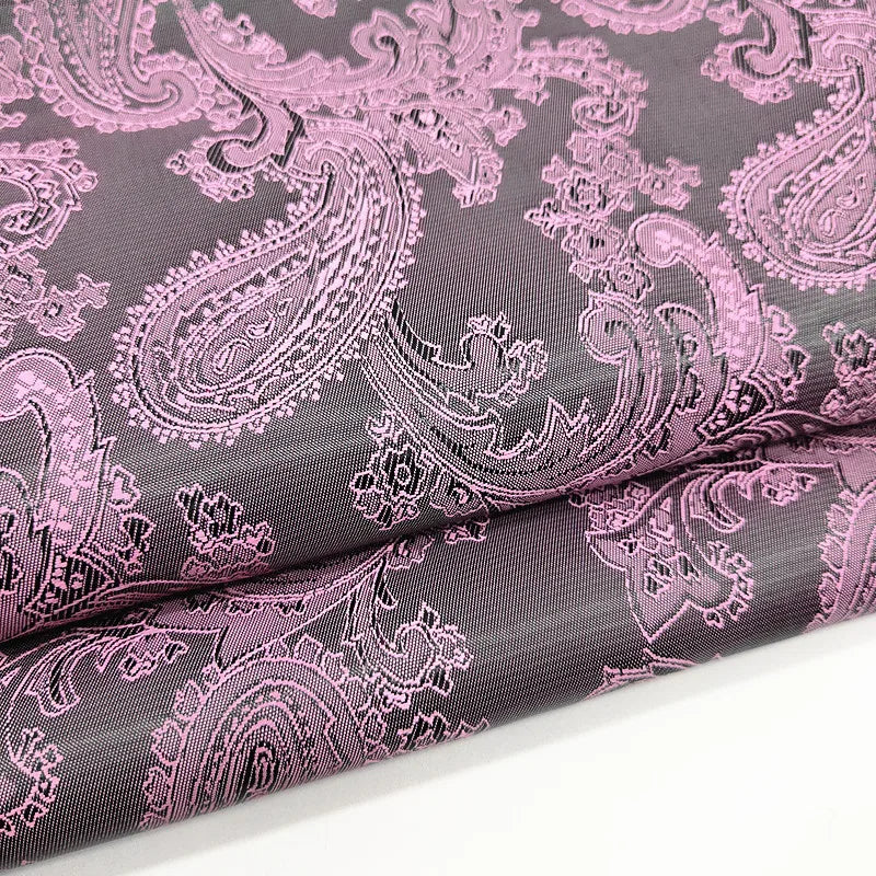 Factory Price 100% Polyester Custom Jacquard Fabric Customize Wholesale Jacquard Satin Fabric Suit Lining Fabric