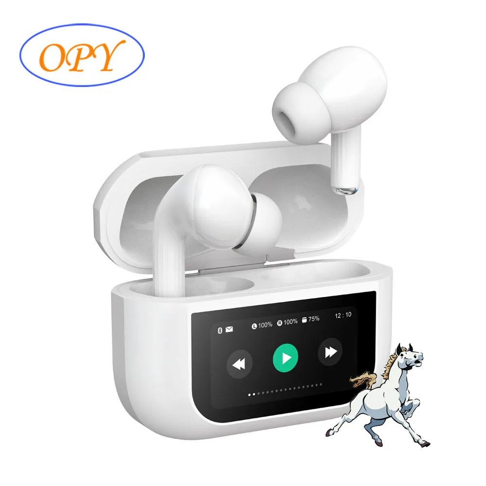 Smart Glasses Induction Bone Conduction S9 Wireless Earphones Waterproof In-Ear Headphones Digital Display Battery Indicator