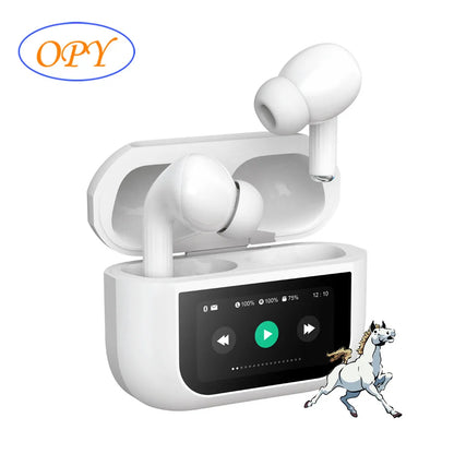 Smart Glasses Induction Bone Conduction S9 Wireless Earphones Waterproof In-Ear Headphones Digital Display Battery Indicator