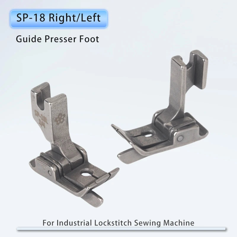 SP-18 Right / Left Edge Guide Presser Foot for Industrial Single Needle Straight Lockstitch Sewing Machine Accessories Pressure