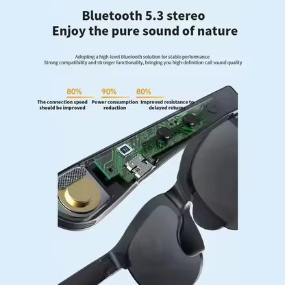 Wireless Glasses Earphones Pressure Free Custom Earphones Music 5.3 Smart Glasses Digital Glass Audio BT Sunglass