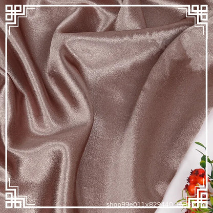 Crystal Satin Shinny Silk Fabric for Women's Stage Baseball Dress Fabric