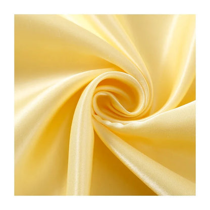 Shiny Satin Slub Dupion Fabric 100% Polyester Quick Shipping 96 Colors in Stock for Girls' Long Dresses and Curtains