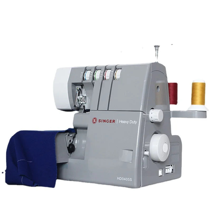 SINGER HD0405S Household Four-Line Thick Eating Sewing Machine High-Power Multifunctional Overlock Used Sewing Machine