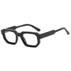 2026 Custom Logo Sun Glasses for Women Thick Frame Sunglasses Black Frames Glasses Square Shades for Men