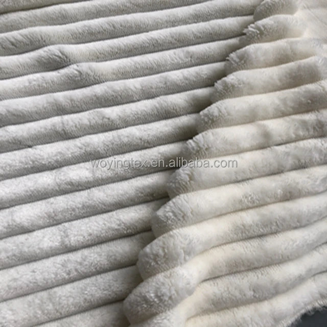 High Quality 100% Polyester Knit Corduroy Fabric