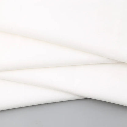 Wholesale Eco-Friendly Crystal White 130gsm 65% Polyester 35% Combed Cotton Poplin Fabric 150cm Woven for School Shirts