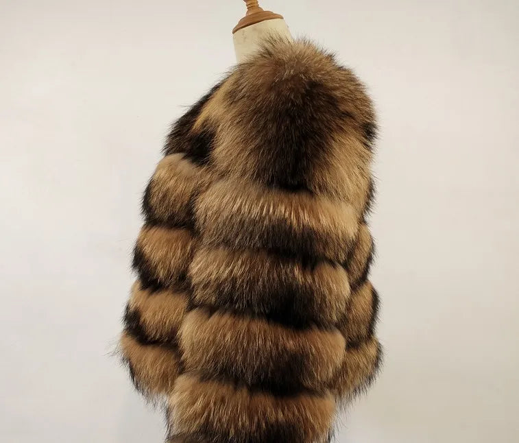 Elegant Short Length Artificial Fur Jacket for Women to Stay Cozy and Stylish During Cold Weather Days