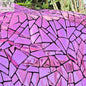 Wholesale Iridescent Extra Large Geometric Sequin Laser Cut Embroidery Fabric on Velvet