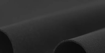 Factory Direct Sales Composite Special High-Elastic Black Polyester Ammonia Air Layer Garment Fabric