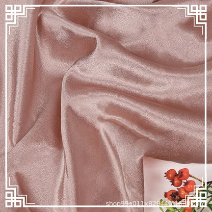 Crystal Satin Shinny Silk Fabric for Women's Stage Baseball Dress Fabric