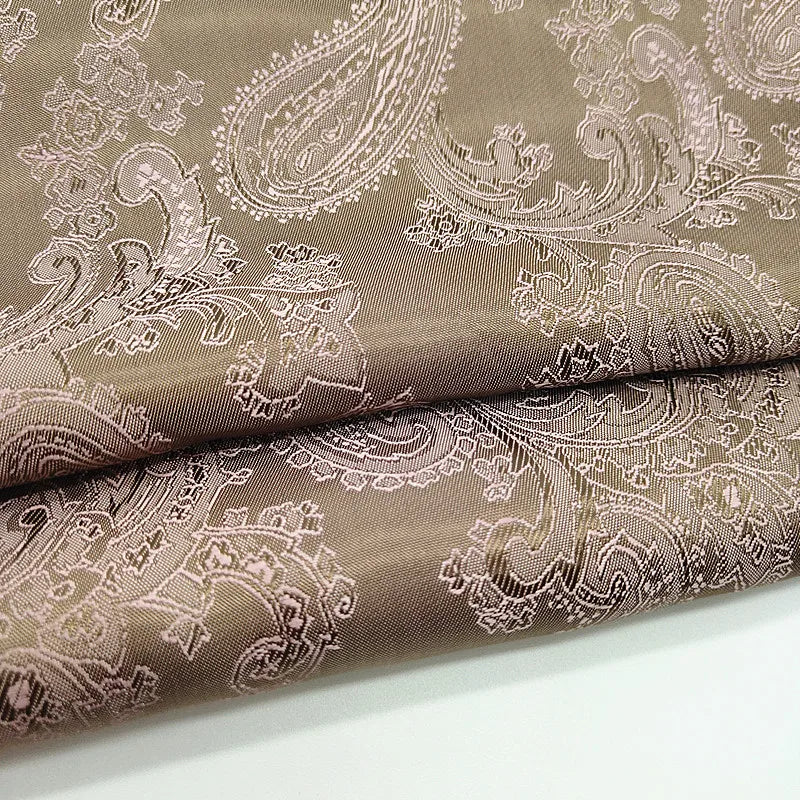 Factory Price 100% Polyester Custom Jacquard Fabric Customize Wholesale Jacquard Satin Fabric Suit Lining Fabric
