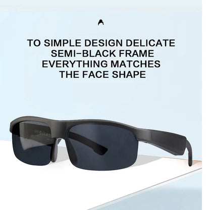 G02 Smart  Glasses Anti-UV Lightweight 36.9g BT Call Music Stereo UV400 Polarized Lens BT5.3 Smart Glasses 2025