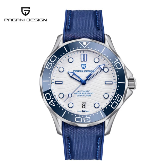 2022 PAGANI DESIGN 007 Men Luxury Mechanical Watches Sapphire Crystal 200M Diver Waterproof Sports NH35A Watch Montre Homme 1685