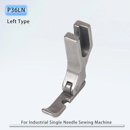 P36N P36LN Zipper Foot for Industrial 1-needle Lockstitch Sewing Machine JUKI BROTHER All Steel Sewing Accessories Cording Feet