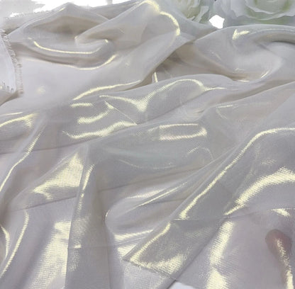 Elegant Retro Style Hanfu Sling Dress New Light Ultra-Thin 100% Polyester Chiffon 75D Weft Fabric with Bronzing Decorative Cloth