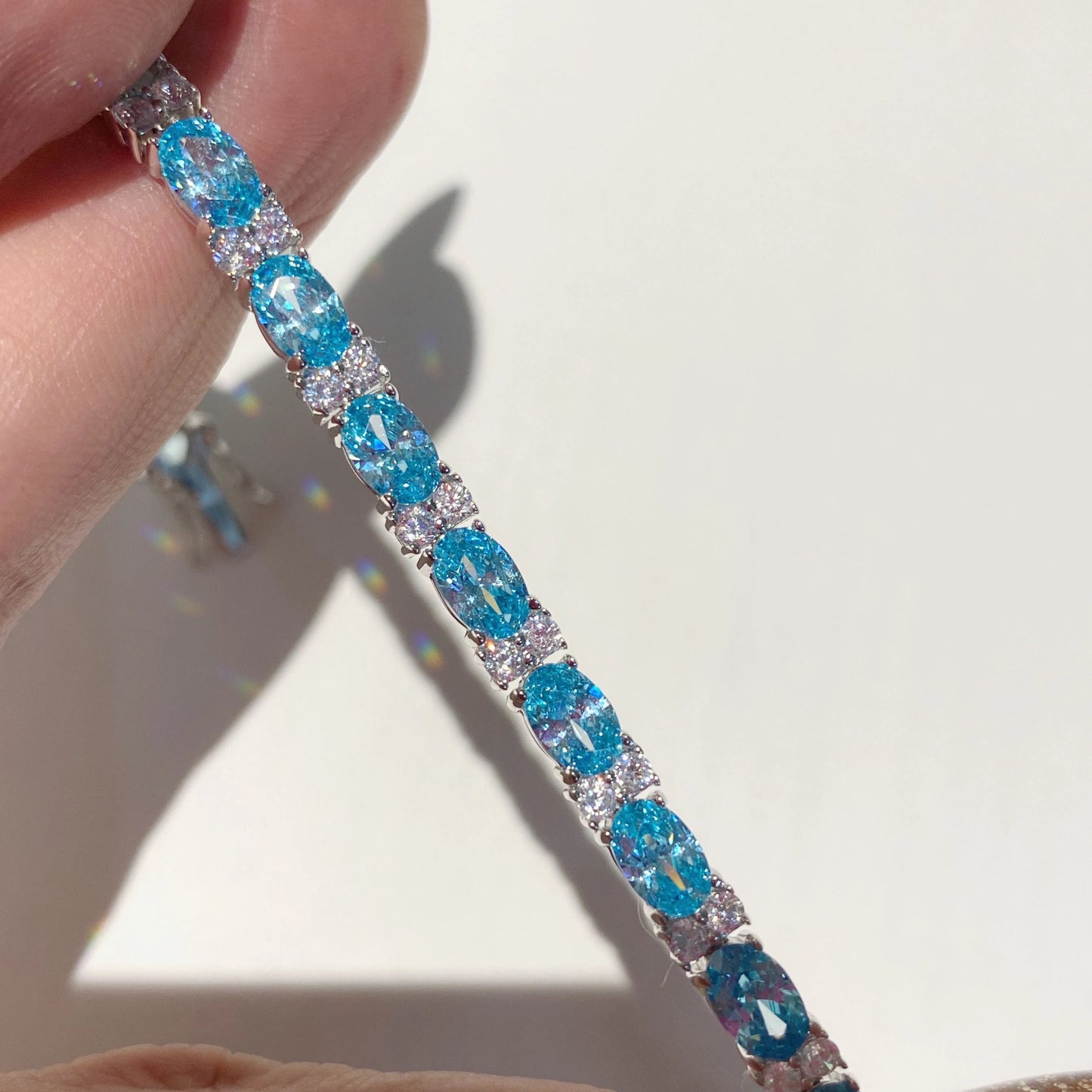 Exquisitely Crafted Fine Jewelry 925 Sterling Silver  Adjustable Ruby  Gemstone Woman Bracelet