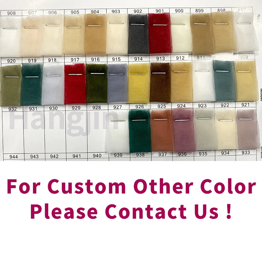Wholesale Colorful 6420 Rachel Tulle Net TUTU Skirt Tulle Roll Dress Material Soft Nylon Tulle Mesh Fabric