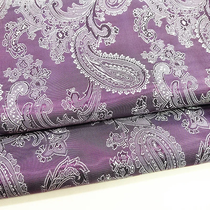 Wholesale Stock Lot Jacquard Polyester/viscose Fabric for Lining