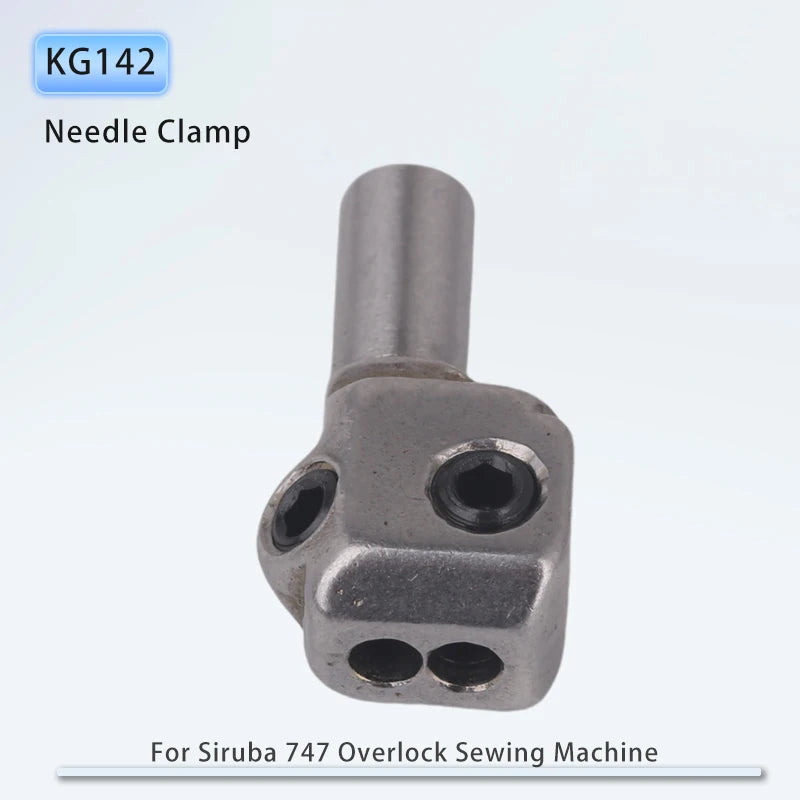 KG142 Needle Clamp for Siruba 747 Overlock Sewing Machine Accessories 4 Thread 700F Parts Gauge Set