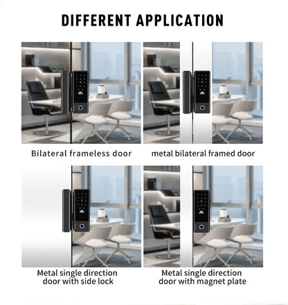 Smart Glasses Electronic Biometric Door Lock Remote Control Unlock