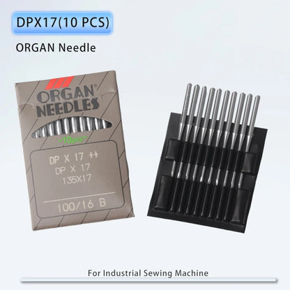 10 PCS DPX17 ORGAN Needles for Industrial Sewing Machine Accessories Japan Sewing Spare Parts SY3355 135X17 JUKI BROTHER SINGER