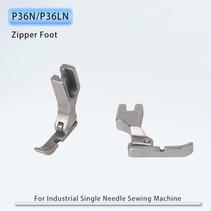 P36N P36LN Zipper Foot for Industrial 1-needle Lockstitch Sewing Machine JUKI BROTHER All Steel Sewing Accessories Cording Feet