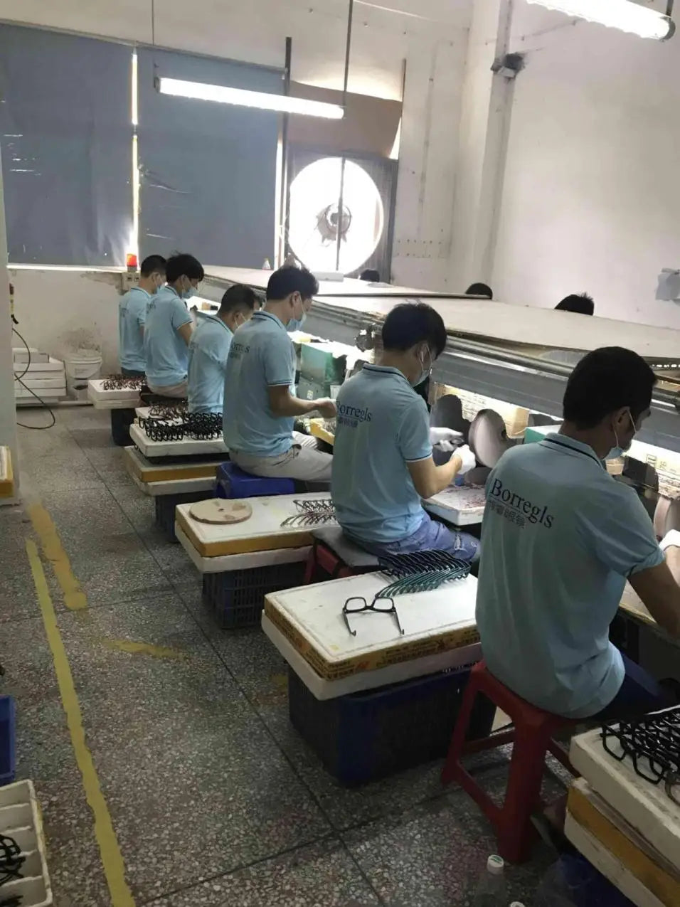 Borregls Pure Titanium Sunglasses Men 2025 High-Quality Square UV400 Polarized Mirrored Sun Glasses Women Sports Shades 17303T