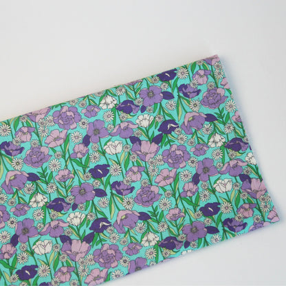 No Moq Custom Digital Print Liberty Cotton Tana Lawn Fabric With Floral Designs 100% Organic Fabric for Clothing