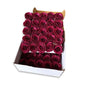 Cheap Wholesale 50pcs Golden Powder Bling Rose Head Bouquet Wrapped Gift Box Artificial Silk Flowers Waterproof Flower in Bulk