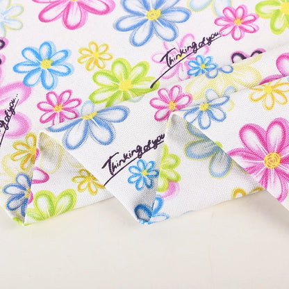 Wholesale Plant Printed Canvas Fabric for Luggage Tablecloths Curtains Sofas Sewing High-quality Thickened 10oz390G Canvas Cloth
