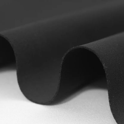 Factory Direct Sales Composite Special High-Elastic Black Polyester Ammonia Air Layer Garment Fabric
