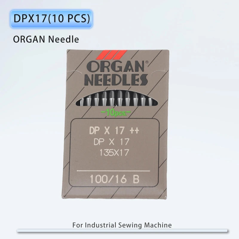 10 PCS DPX17 ORGAN Needles for Industrial Sewing Machine Accessories Japan Sewing Spare Parts SY3355 135X17 JUKI BROTHER SINGER