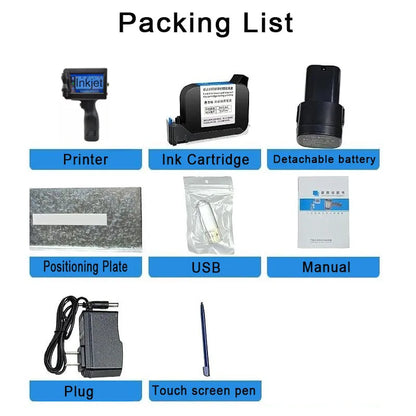 Cheap Price High Quality Portable Expiry Date Coding Qr Code Barcode Handjet Machine Handheld Inkjet Printer for Sale