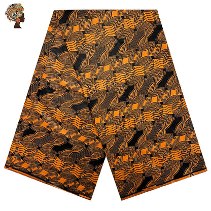 Hot Sales 100% Cotton African Real Wax Printed Fabric Premium Double Faced Cotton Dobby Rib for Boys Shirts Other Clothing Items