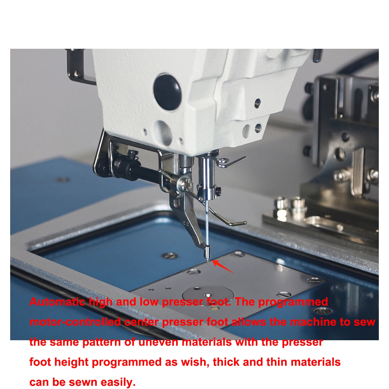 Fully Automatic Industrial Sewing Machine CNC Single Needle Lock Stitch Sewing for Upholstery Suitcase Motor Gear Core