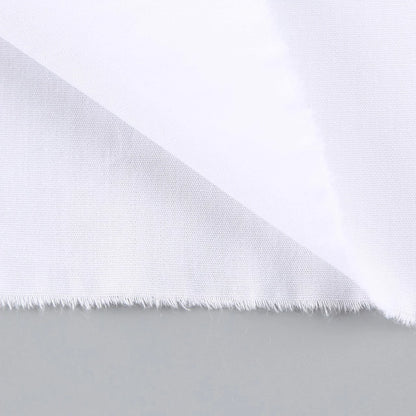 Wholesale Eco-Friendly Crystal White 130gsm 65% Polyester 35% Combed Cotton Poplin Fabric 150cm Woven for School Shirts