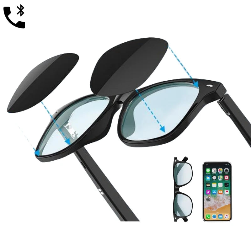 2024 New Cheap Fashion Anti Blue-ray G05 Smart Sunglasses BT5.3 AI Music Play Phone Call Touch Glasses AR Wireless Smart Glasses
