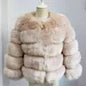 Elegant Short Length Artificial Fur Jacket for Women to Stay Cozy and Stylish During Cold Weather Days