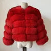 Elegant Short Length Artificial Fur Jacket for Women to Stay Cozy and Stylish During Cold Weather Days
