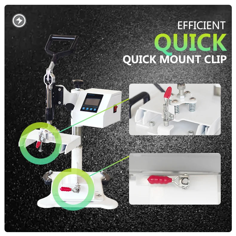 New  8 in 1 Combo  16x24 Heat Press Double Display Advanced Heat Press Machine  for  Cap Mug T-shirt